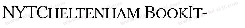 NYTCheltenham BookIt字体转换